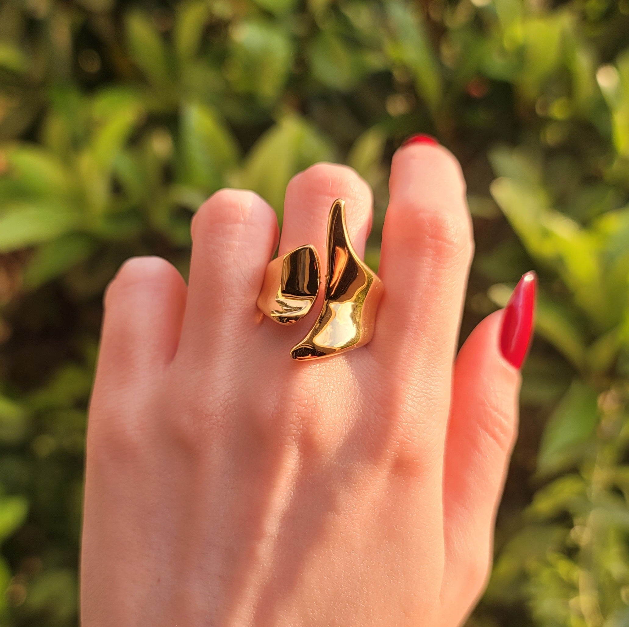 Golden Bold Ring