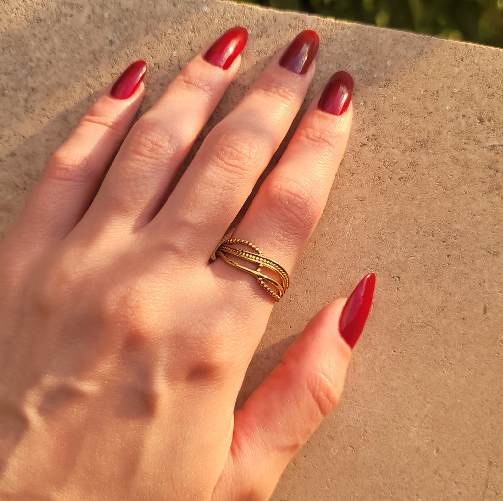 Triple Layer Ring