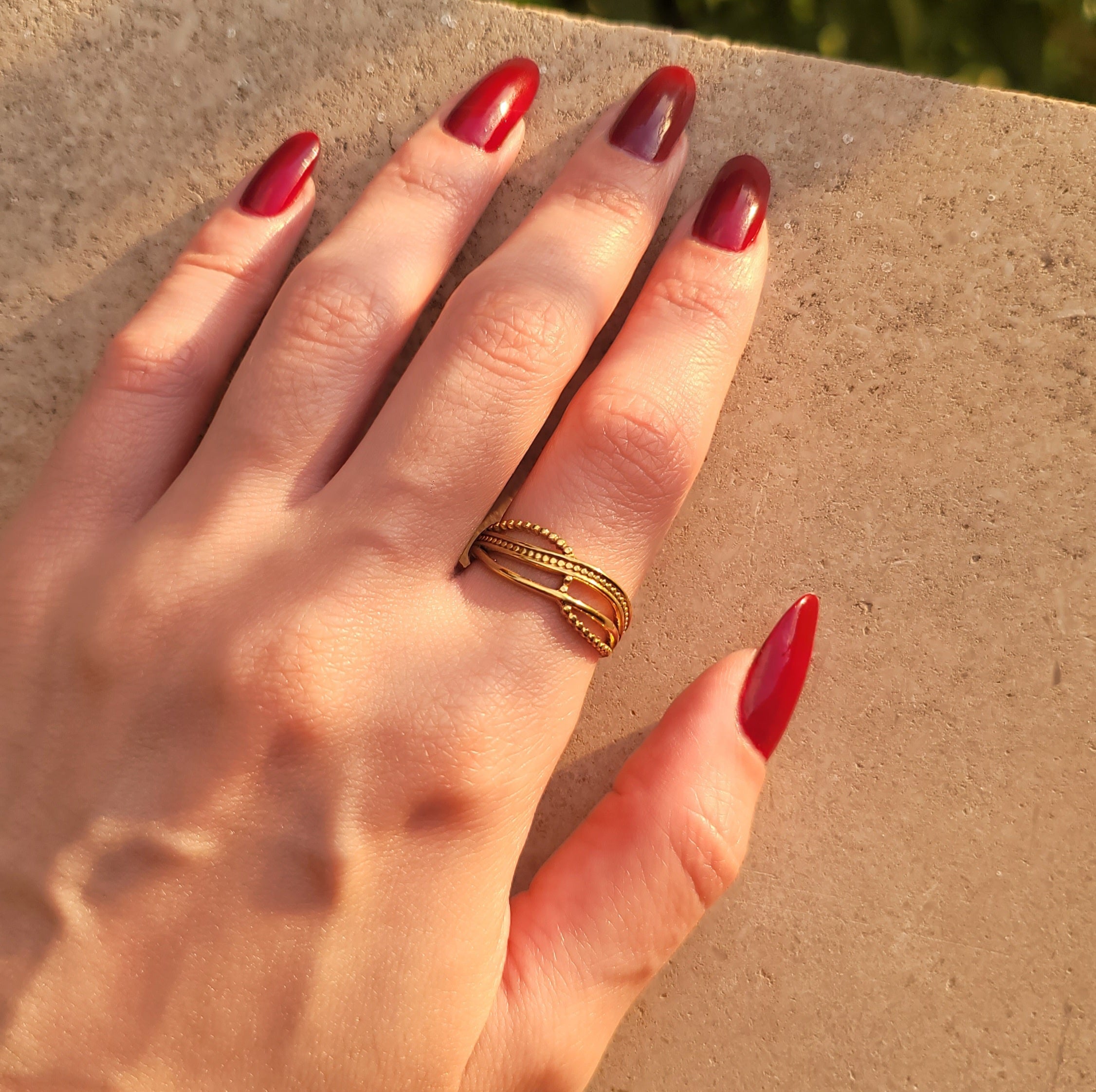 Triple Layer Ring