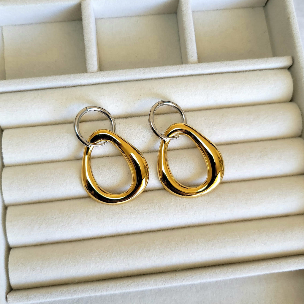 Dual Loop Earrings