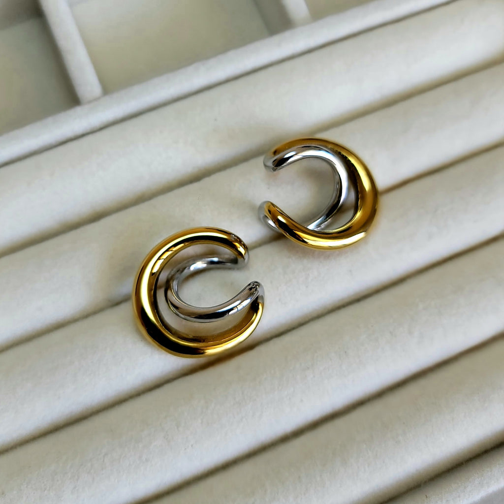 Silver Gold Ear Cuffs