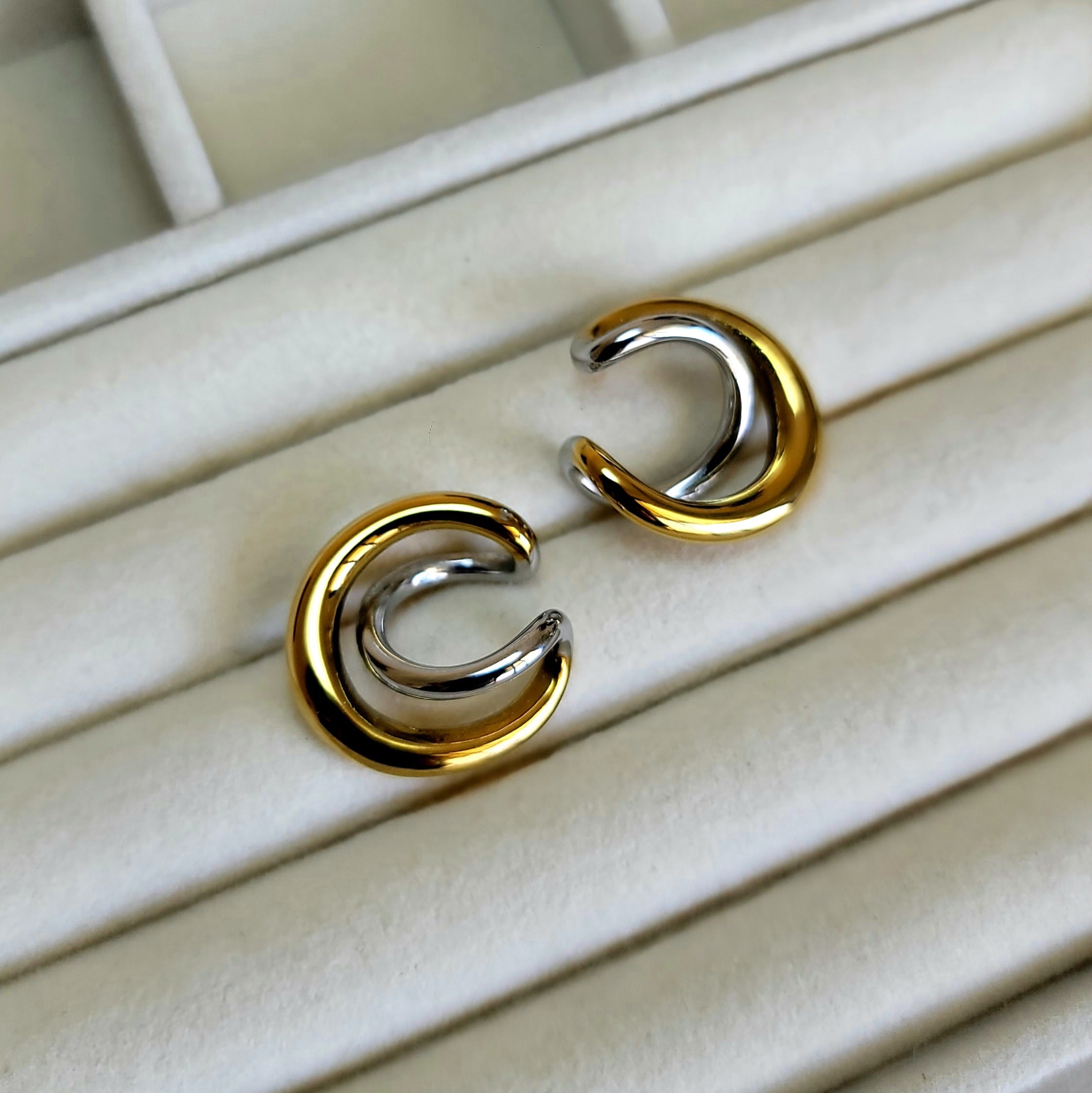 Silver Gold Ear Cuffs