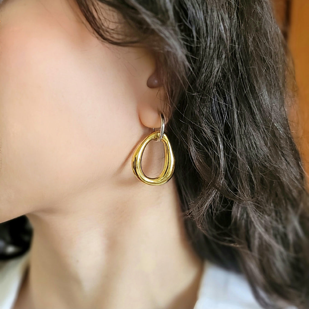 Dual Loop Earrings