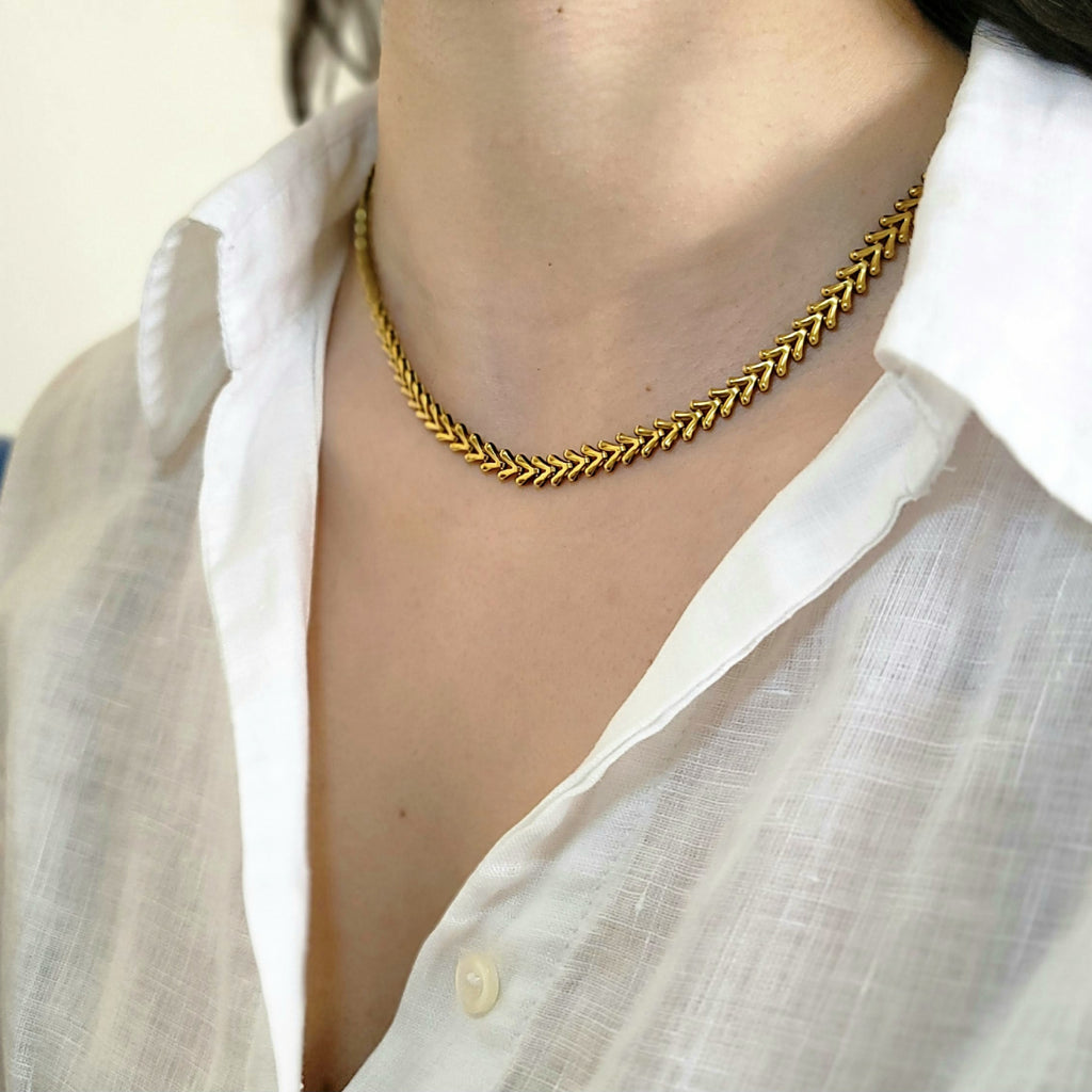 V Chain Necklace