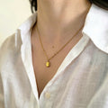 Golden Leaf Necklace
